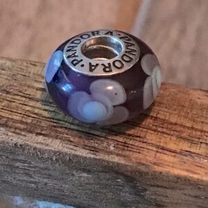 COPY - Pandora purple flower charm
